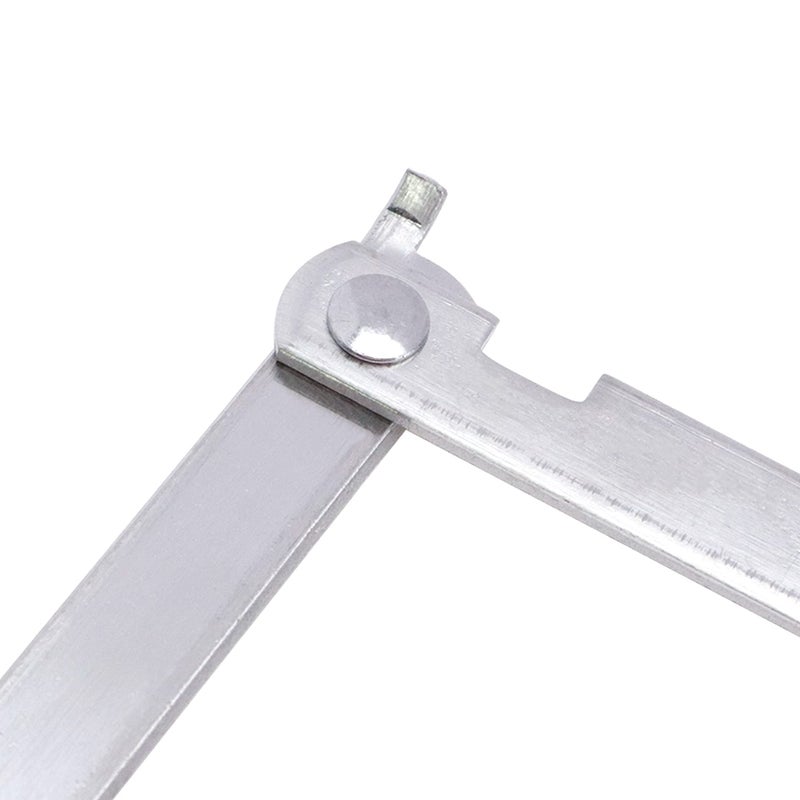 Mcredy Lid Support Hinge 1 Pair Rotatable Folding Cabinet Folding Hinges Silver Steel Wooden Toy Box Hinge Support, 9.0" x 0.4" - Image 5